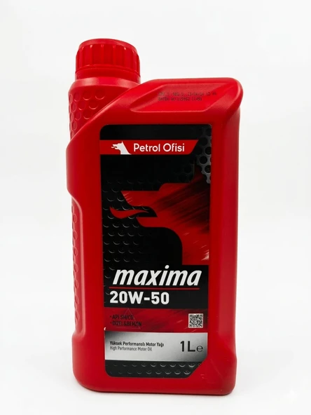 Petrol Ofisi Maxima 20W-50 1 lt Motor Yağı ürün görseli 1