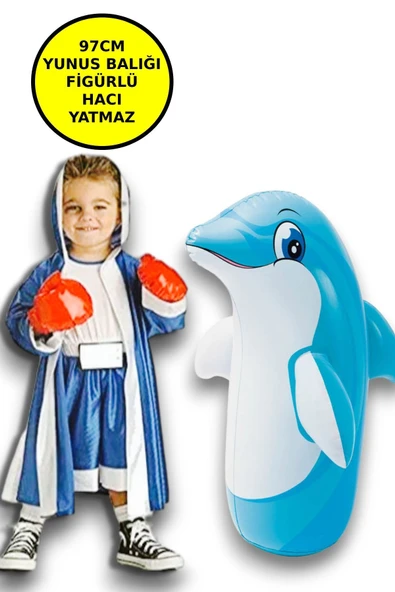 Hayvanlı Kumsuz Hacıyatmaz - Yunus 97 Cm X 61 Cm ürün görseli 1
