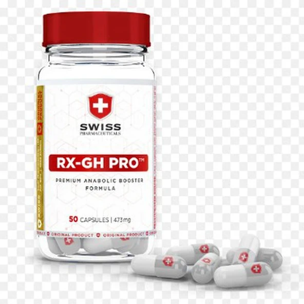 Swiss RX-GH PRO Laxogenin, Arimistane, Epistane, Rad140, Lgd4033, Mk677, IGF 50 Caps ürün görseli 1