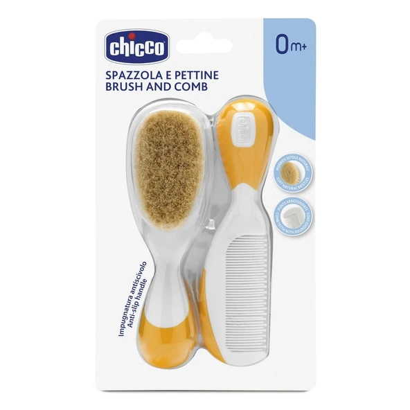 Chicco Fırça Tarak Seti - Turuncu - Resim 2