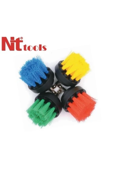 NT Tools NTF21 4 Parça Çanak Tip Matkap Fırça Seti ürün görseli 1