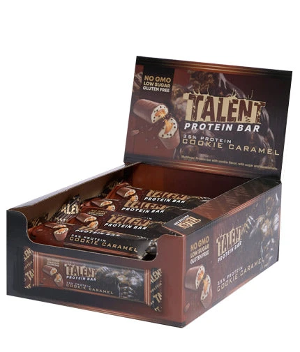 TALENT Protein Bar Box / 12 x 57 g  - ÇİKOLATA KARAMEL ürün görseli 1