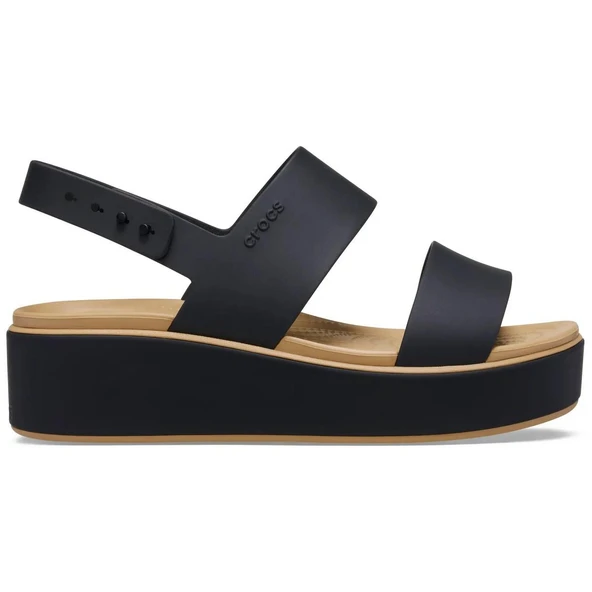 Crocs 211802-0RI Brooklyn Matte Wrap Low Wedge Kadın Sandalet ürün görseli 1