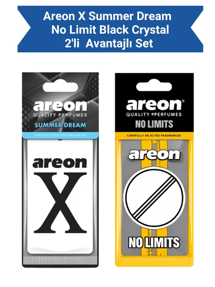 Areon X Summer Dream + No Limit Black Crystal Avantajlı Paket ürün görseli 1