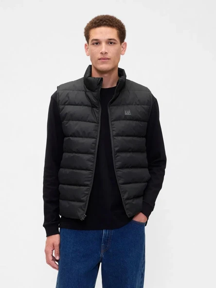 Gap 790584003 V-Frch Logo Ltwt Puffer Vest Erkek Yelek ürün görseli 1