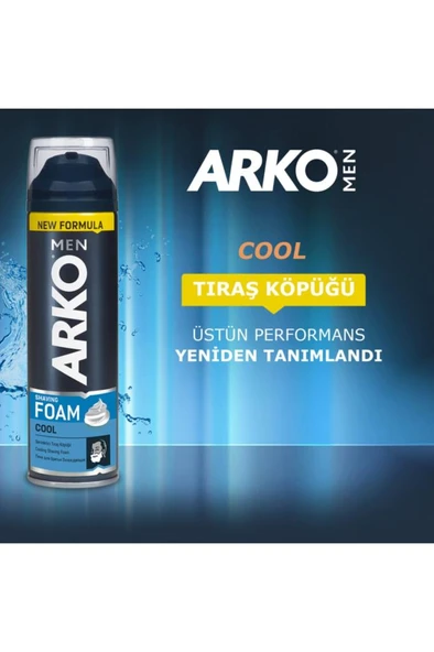 Arko Tıraş Köpük 200 ml Cool - Resim 4