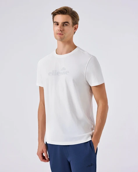 Ellesse Erkek Tişört 6SM5017-OF Erkek Bisiklet Yaka Beyaz Tişört ürün görseli 1