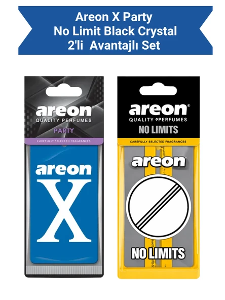 Areon X Party + No Limit Black Crystal Avantajlı Paket ürün görseli 1