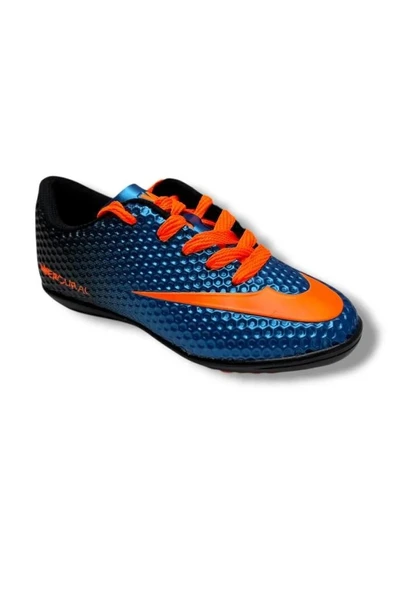 Walked 401-26 Çocuk Halı Saha Ayakkabı Mavi Turuncu 31-35 ürün görseli 1