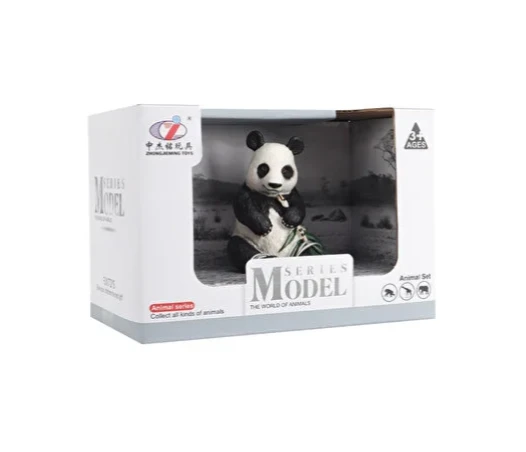 Kutulu Model Bambu Yiyen Panda - Resim 2