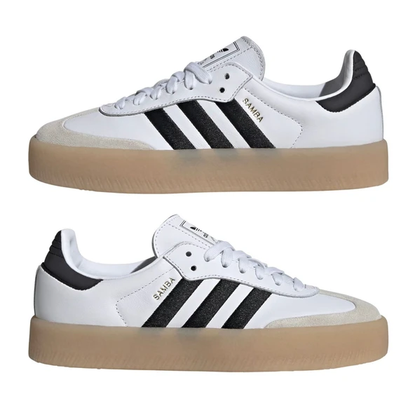 Adidas Samba White Black Gum Erkek Spor Ayakkabı ürün görseli 1