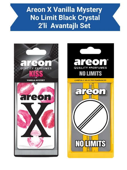 Areon X Vanilla Mystery + No Limit Black Crystal Avantajlı Paket ürün görseli 1