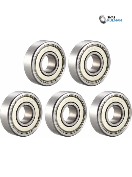 687 Zz Minyatür Rulman 7X14X5 mm 5 Adet ürün görseli 1