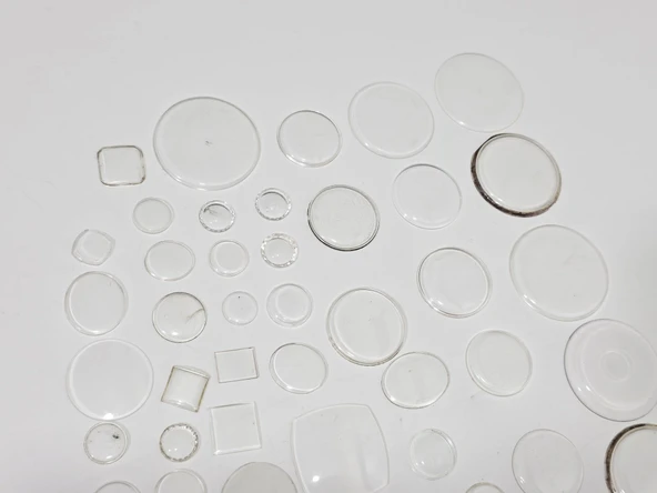 Mika Kol ve Cep Saati Camı 60 Adet - Resim 3