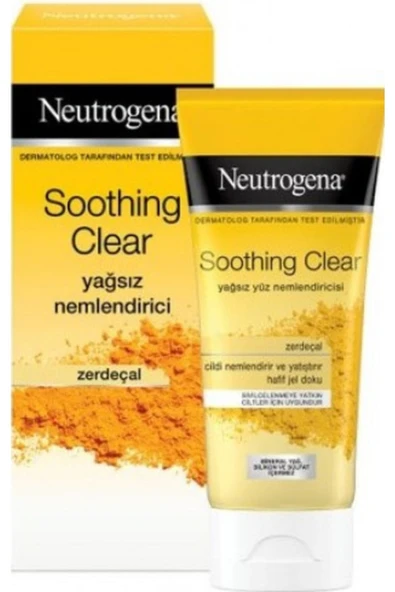 NEUTROGENA Soothing Clear Yağsız Yüz Nemlendiricisi (zerdeçallı) 75 Ml ürün görseli 1