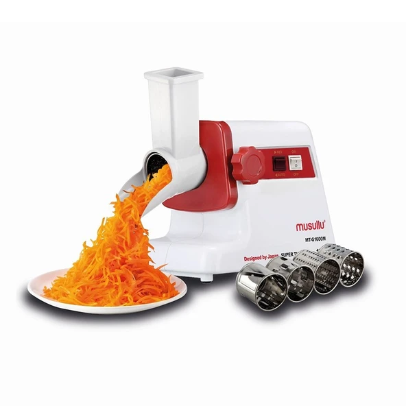 Musullu 1600W MT-G1600M Süper Turbo Et Kıyma Makinesi & Rendeleme Başlıkları ürün görseli 1