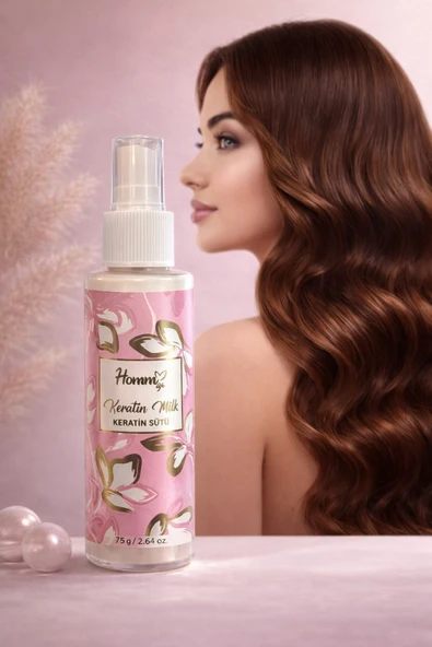 Homm Keratin Milk Saç Bakım Sütü 100 ml – Onarıcı & Nemlendirici Keratin Sprey ürün görseli 1