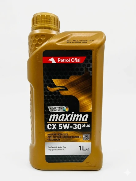 Petrol Ofisi Maxima CX 5W-30 1 lt Motor Yağı - 2025 ürün görseli 1