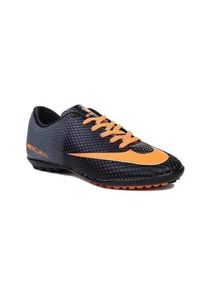 Walked 401-26 Çocuk Halı Saha Ayakkabı Siyah Turuncu 28-32 ürün görseli 1