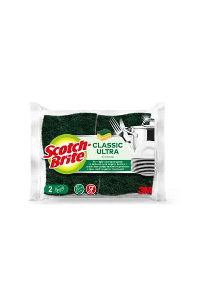 Scotch-Brite  Klasik Ultra 2'Li ürün görseli 1