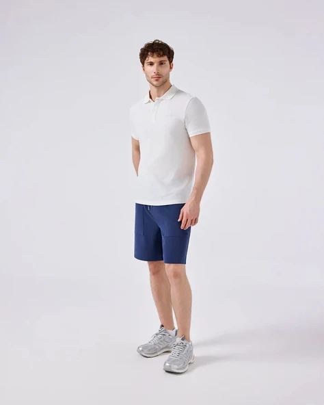 Ellesse Erkek Şort 6SM4004 Lacivert - Resim 4