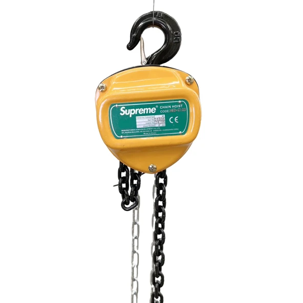 Supreme Caraskal 1 Ton x 3 Metre Hsz-C103 (Chain Hoist) ürün görseli 1
