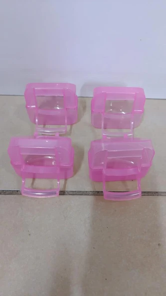 Netx 4 adet Pembe Lüks Muhabbet Yemlik Kristal ürün görseli 1