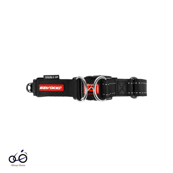 Ezydog Double Up Collar Siyah M Beden Köpek Boyun Tasması ürün görseli 1