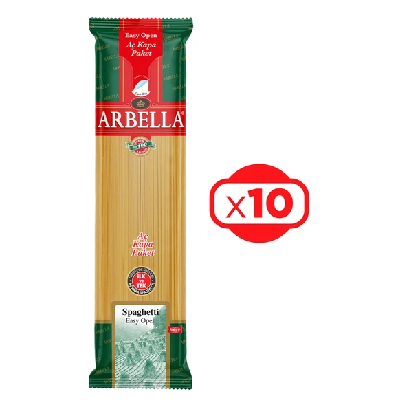 Arbella Spagetti Makarna 500 gr x 10 Adet ürün görseli 1