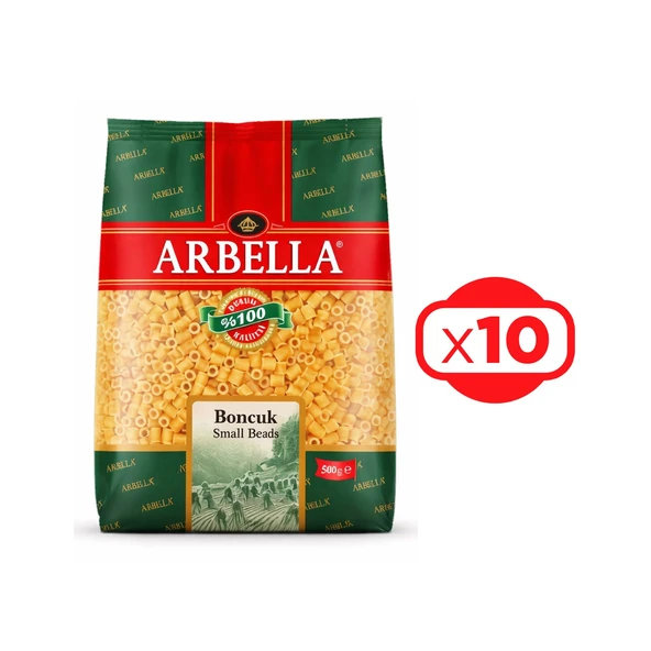 Arbella Boncuk Makarna 500 gr x 10 Adet ürün görseli 1