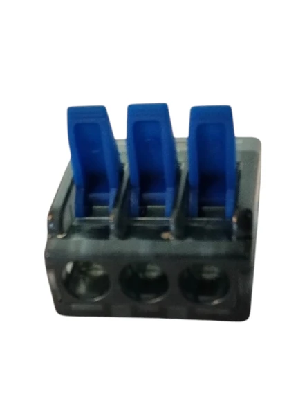 GWEST 3lü Mandallı Tırnaklı Buat Klemensi 0.14-2.5mm Arası (Üçlü Buat Klemensi) ürün görseli 1
