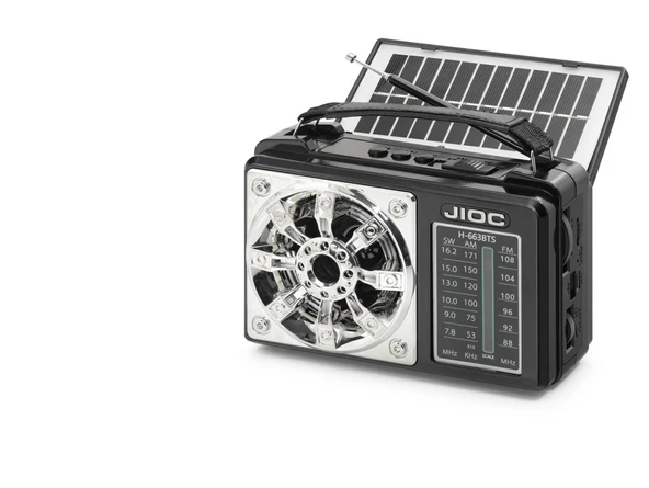 Nostaljik Kamp Ve Outdoor Solar Şarjli Tws Taşinabi̇li̇r Hoparlör H663BTS ürün görseli 1