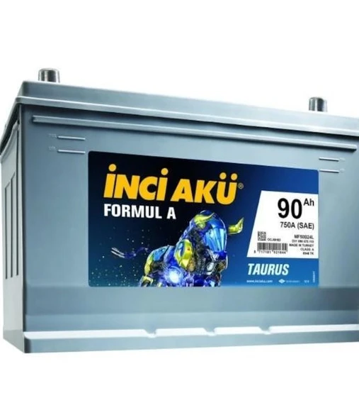 İnci 12V 90 Ah (Amper) 750 CCA Akü - Eski İadesiz ürün görseli 1