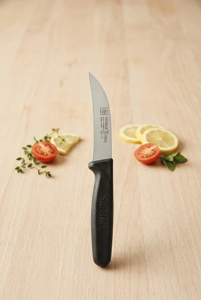 Dekor Sebze Mutfak  Bıçağı Ucu Eğik Domates Soyma Sürmene Bıçağı 18 Cm Sürbisa 61006 ürün görseli 1
