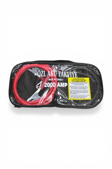 Akü Takviye Kablosu 2000 AMP 2.20 M ürün görseli 1