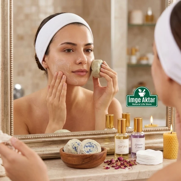 Orijinal Mühürlü Ruşur Taşı (Sefidab) 12 Adet Doğal Peeling ürün görseli 1