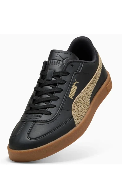 Puma Club II Era Topcat 406061 01 Kadın Sneaker Ayakkabı Siyah Altın 36-40 ürün görseli 1