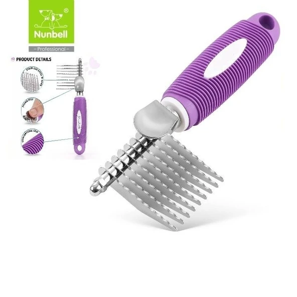 Nunbell Kıtık Açıçı Ve Tüy Tarama Tarağı ürün görseli 1