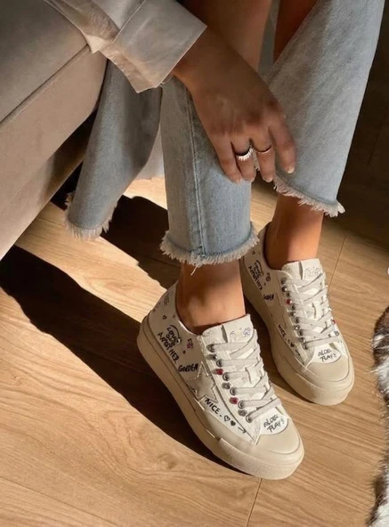 Guja 26Y312-1 Kadın Taş Zımba Sneaker Ayakkabı ürün görseli 1