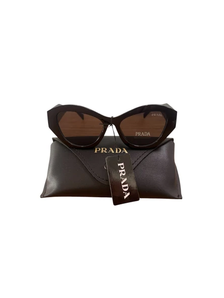 PRADA SİYAH KEMİK MODEL KADIN GÜNEŞ GÖZLÜĞÜ ŞIK KADIN GÖZLÜK ürün görseli 1