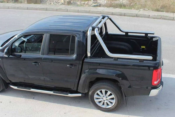 OMSA Mitsubishi L200 Kobra Roll Bar Çap:60 Krom 2015-2023 Arası ürün görseli 1
