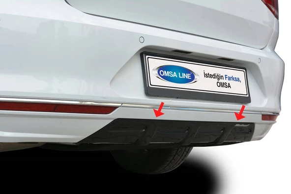 VW Passat Arka Orta Difüzör 2015-2019 Arası ürün görseli 1
