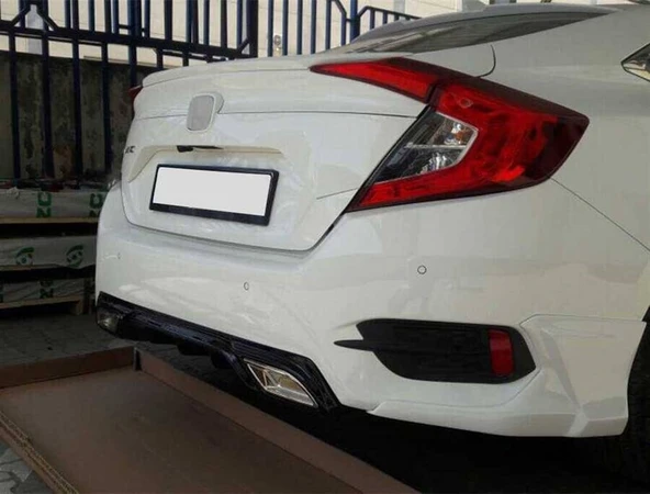 Honda Civic FC5 Arka Difüzör 2016-2021 Arası ürün görseli 1