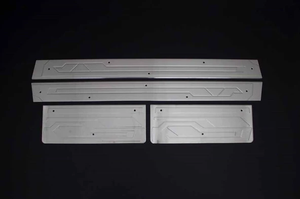 OMSA Ford Tourneo Custom Krom Kapı Eşiği 4 Parça 2012-2023 Arası ürün görseli 1