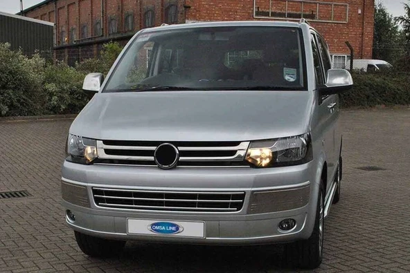 OMSA VW T5 Transporter Krom Ön Panjur 4 Parça 2010-2014 Arası ürün görseli 1