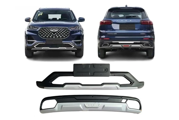 Chery Tiggo 8 Pro Ön Arka Tampon Difüzör Set 2023-2024 Arası ürün görseli 1
