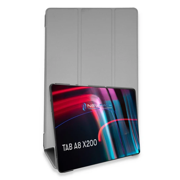 Samsung Galaxy X200 Tab A8 10.5 Kılıf Tablet Smart Kılıf - Gri ürün görseli 1