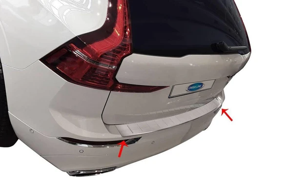OMSA Volvo XC60 Krom Arka Tampon Eşiği Taşlı 2017 ve Sonrası ürün görseli 1