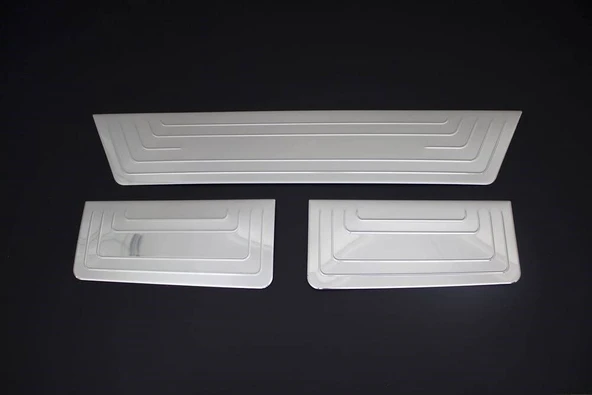 OMSA VW T6 Transporter Krom Kapı Eşiği 3 Parça Taşlı 2015-2019 Arası ürün görseli 1