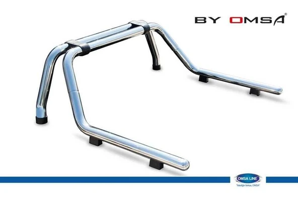 OMSA Nissan Navara Kobra Roll Bar Çap:60 Krom 2016 ve Sonrası ürün görseli 1